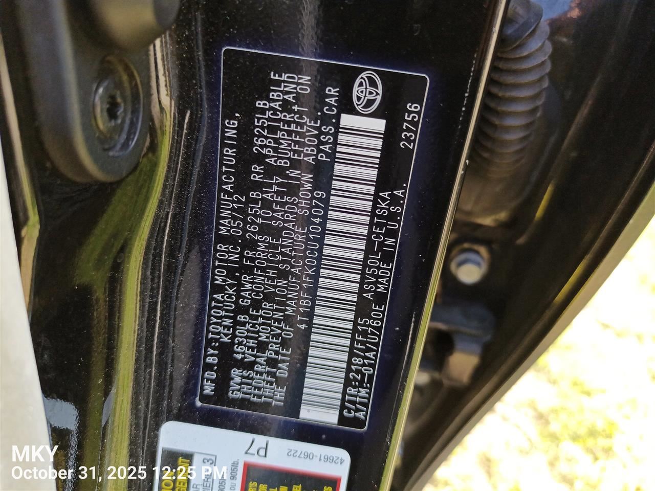 CAMRY 2012 AC Evaporator Housing 7756128 - Image 2