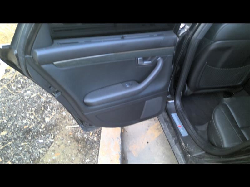 Black Leather Left Rear Door Trim Panel 8E0867303AP86R Fits 05-08 Audi S4 OEM - Image 1