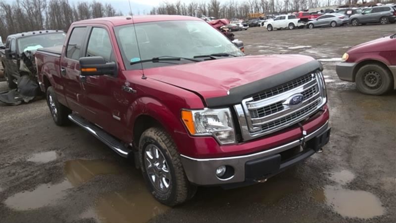  used-auto-parts 2013 ford-truck ford-f150-pickup rear-body 190-bumper-assembly--rear 190-02087e--styleside---tow-package--w-o-heavy-duty-payload-package;-park-assist--chromed part-1736854-1767-1