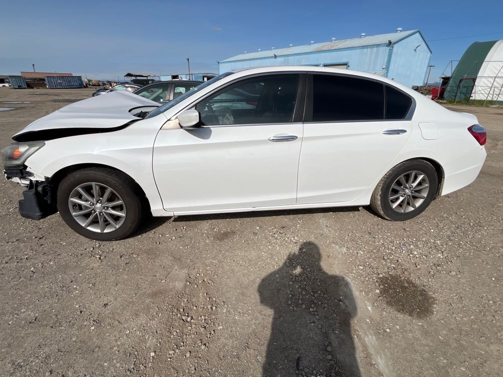 LEFT TAN FRONT HEADREST OEM 2014 HONDA ACCORD - Image 2