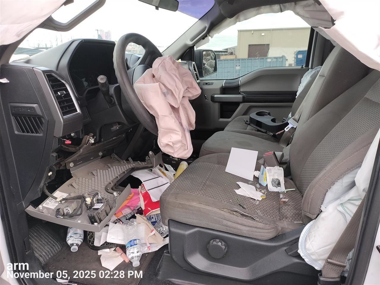 LEFT BLK REAR HEADREST OEM 2015 FORD F150 - Image 3