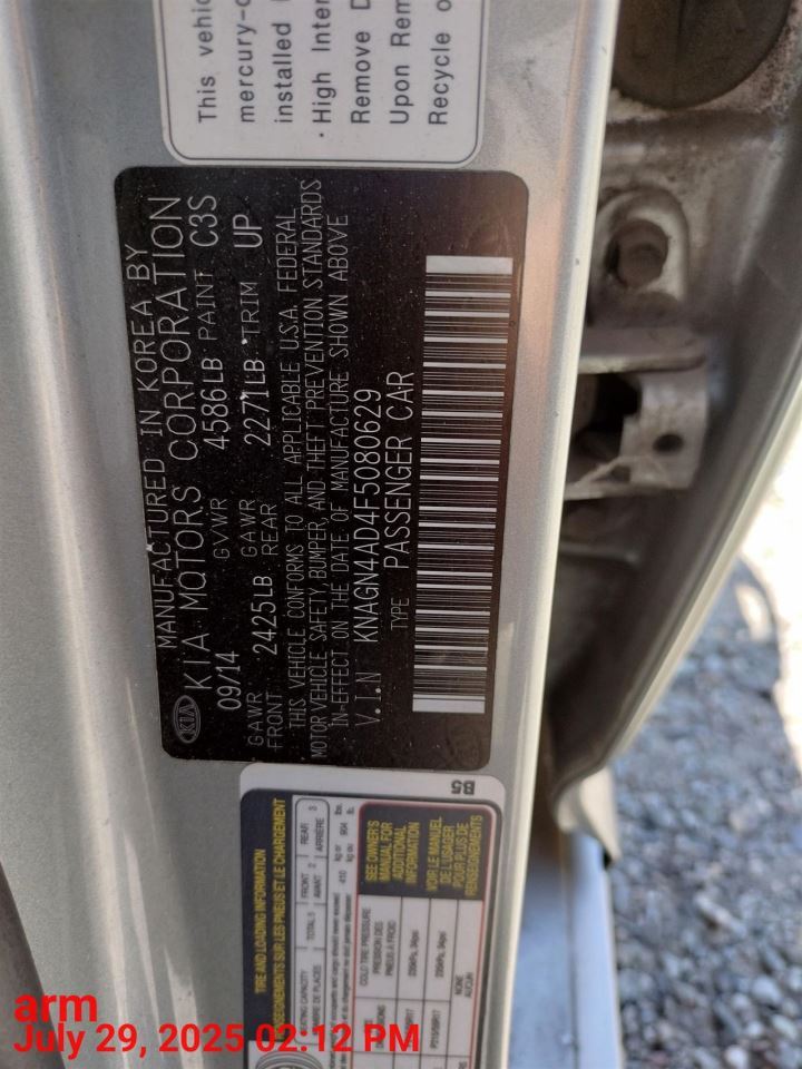 Driver Corner/Park Light Fog-driving Hybrid LED Fits 14-16 OPTIMA 6466305 - Image 4