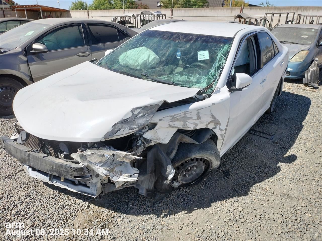 LEFT WHT SIDE VIEW MIRROR OEM 12-14 TOYOTA CAMRY 1YR WRNTY - Image 4