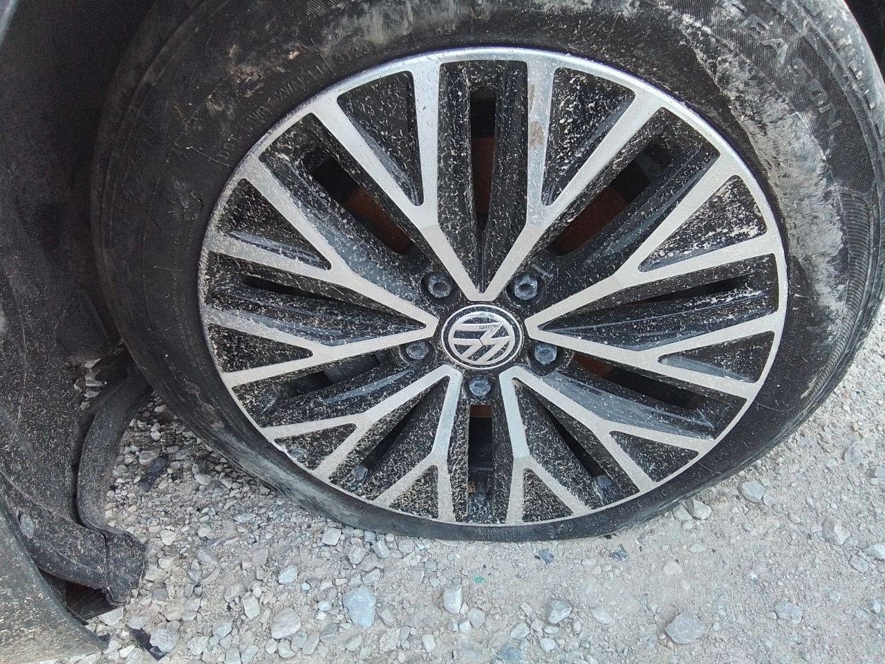 2019-2021 Volkswagen Jetta Wheel Rim 16x6-1/2 Alloy Black Painted