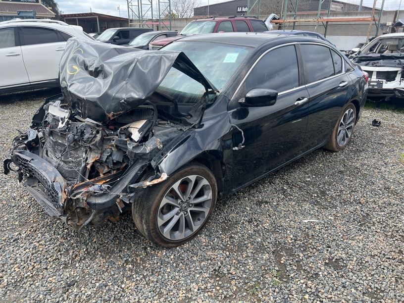 RIGHT BLK FRONT HEADREST OEM 2015 HONDA ACCORD - Image 2