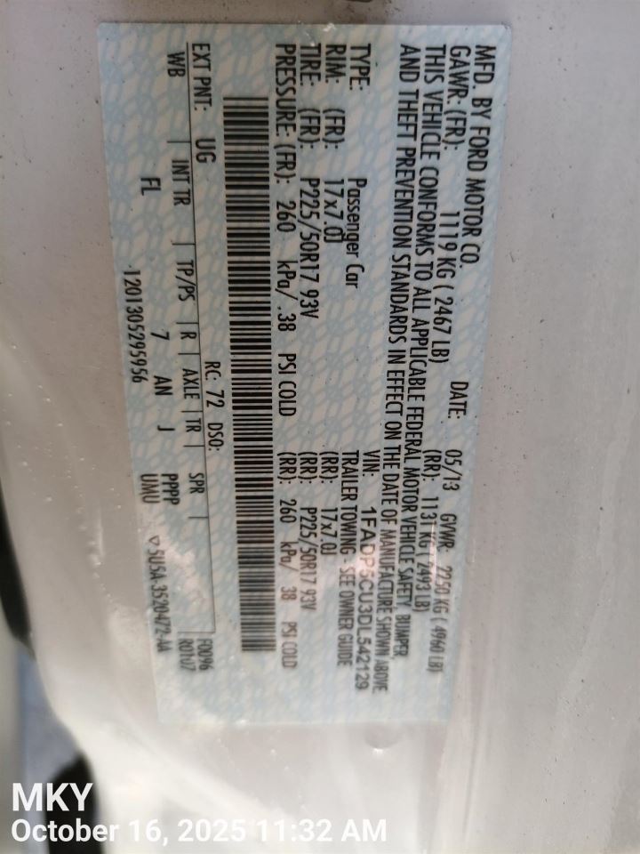 POWER BRAKE BOOSTER OEM 13-18 FORD C-MAX 1YR WRNTY - Image 2