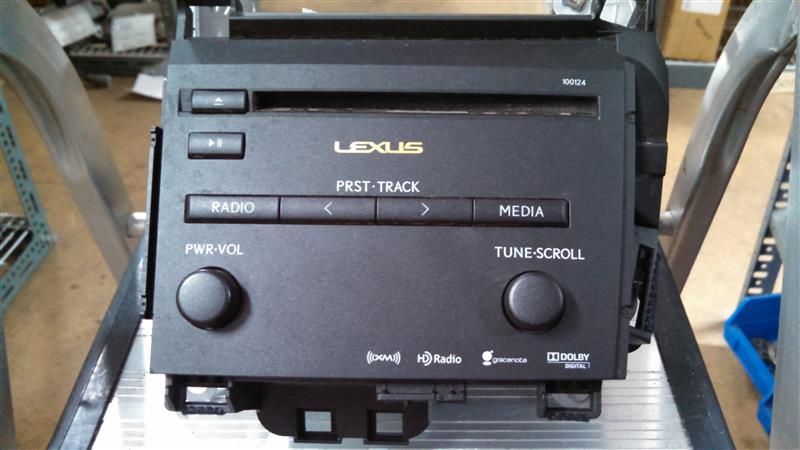  used-auto-parts 2013 lexus ct200h entertainment 638-radio-audio 638-51945-receiver,-marked-p10024-on-radio-face part-202457-1302-1
