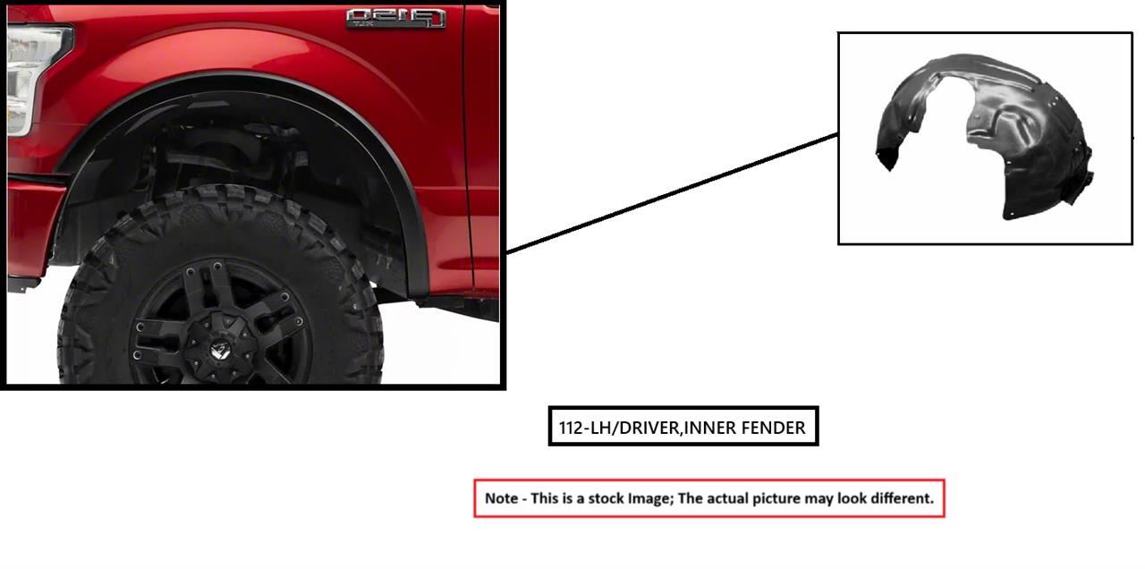 LEFT FRONT PLASTIC INNER FENDER OEM 2016 TOYOTA CAMRY - Image 1