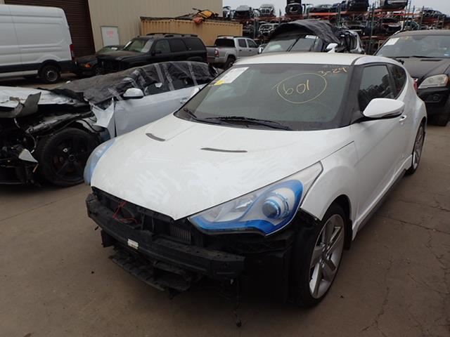 White Passenger Rear Side Door Fits 2013 Hyundai Veloster Oem