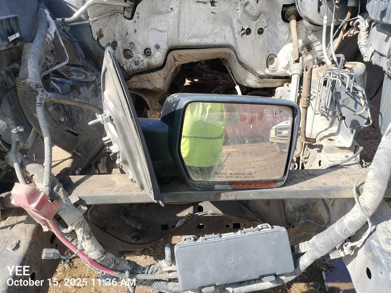 RIGHT BLK SIDE VIEW MIRROR OEM 11-14 FORD F150RAPTR 1YR WRNTY BL3Z17682FAPTM - Image 4