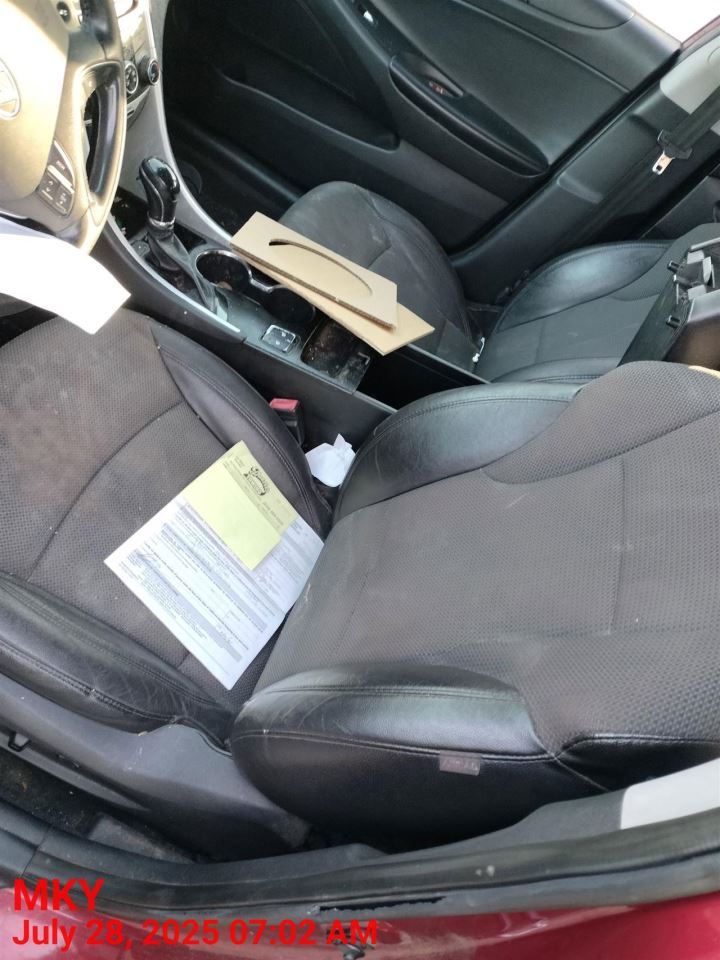 BLK REAR HEADREST OEM 2014 HYUNDAI SONATA - Image 4