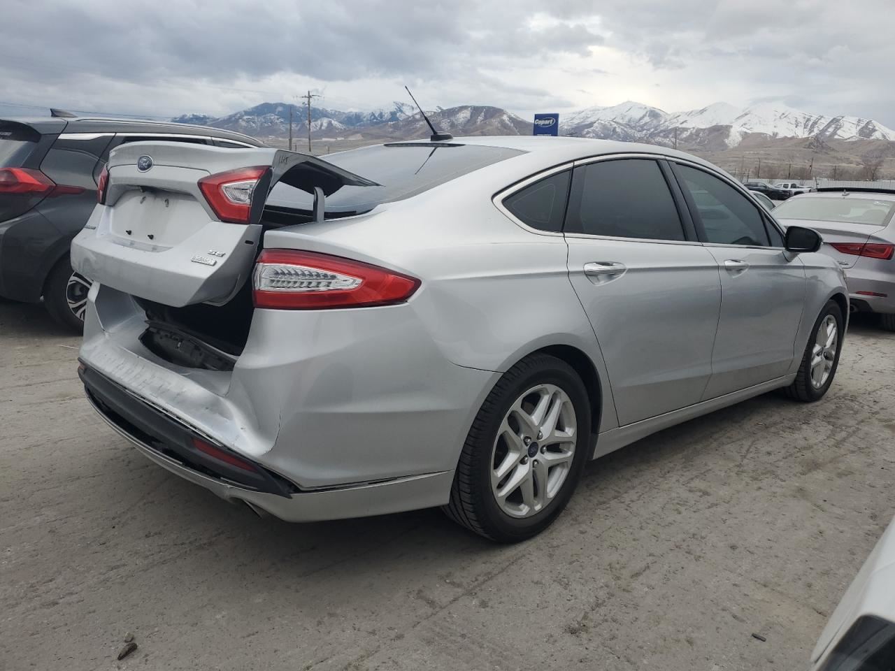 LEFT BLK REAR HEADREST OEM 2016 FORD FUSION - Image 4