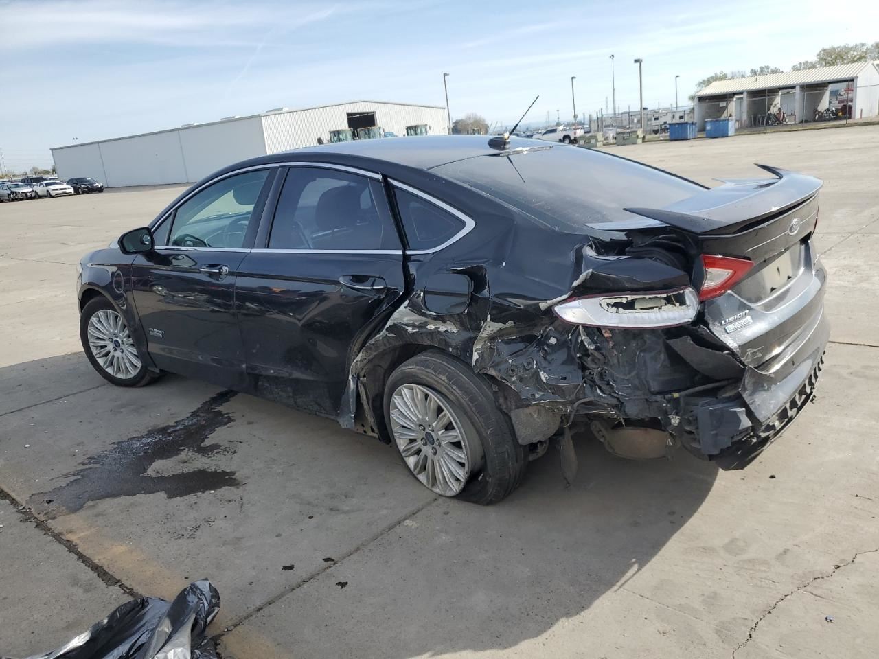 LEFT RED FRONT HEADREST OEM 2014 FORD FUSION - Image 3