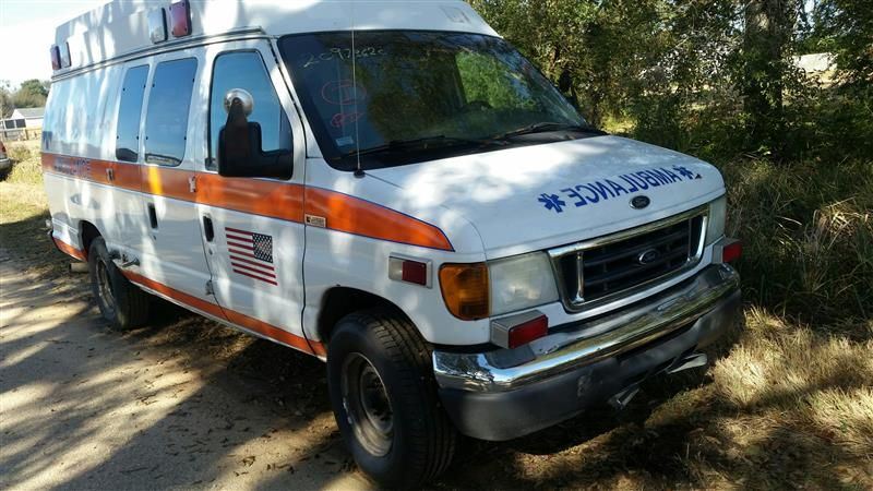 White Ambulance Driver Side Fender OEM 02 03 04 05 06 07 Ford E150 Van