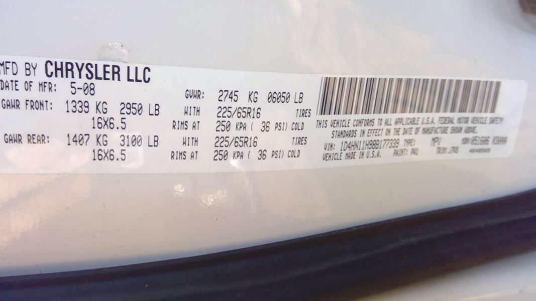 used-auto-parts 2008 dodge grand-caravan engine 300-engine 300-08933-3.3l-(vin-h,-8th-digit) part-3770148-5817-2
