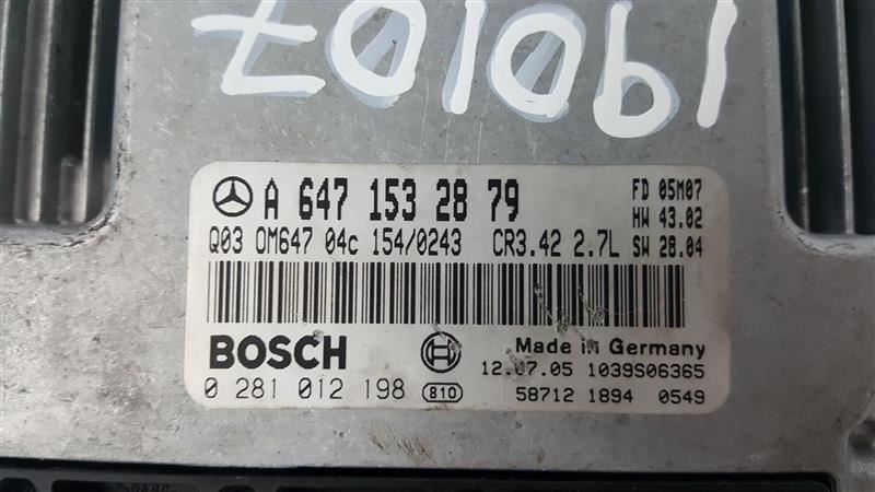 ECM Engine Computer Module OEM 05 06 Dodge Sprinter 2500 Van P/n