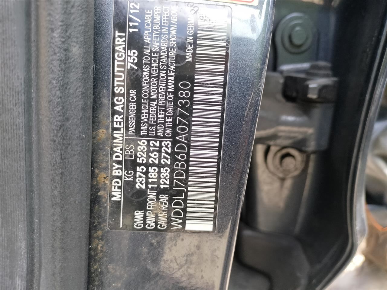 DASH WIRE HARNESS OEM 2013 MERCEDES-BENZ CLS550 - Image 4