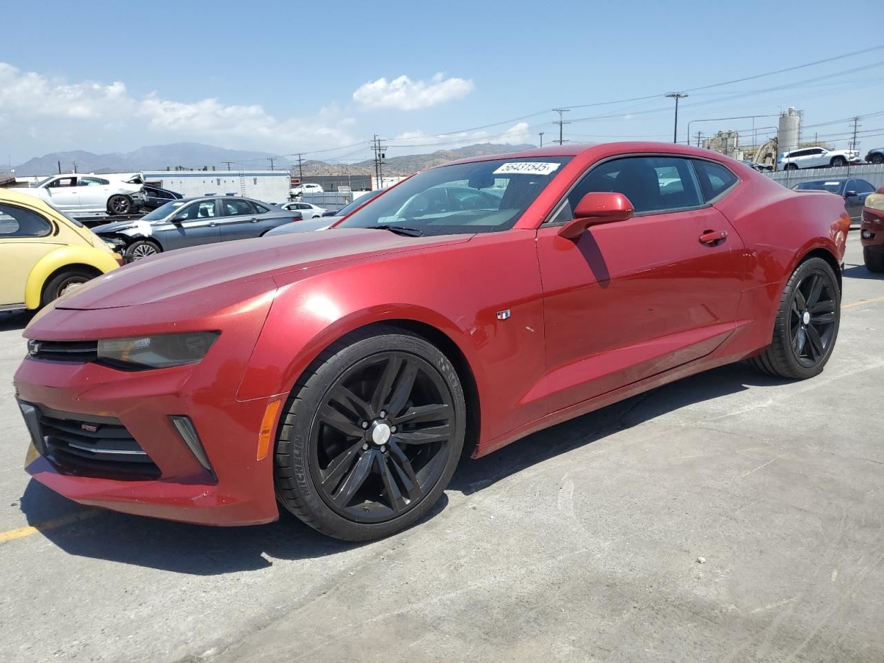LEFT BLK FRONT HEADREST OEM 2016 CHEVROLET CAMARO - Image 2