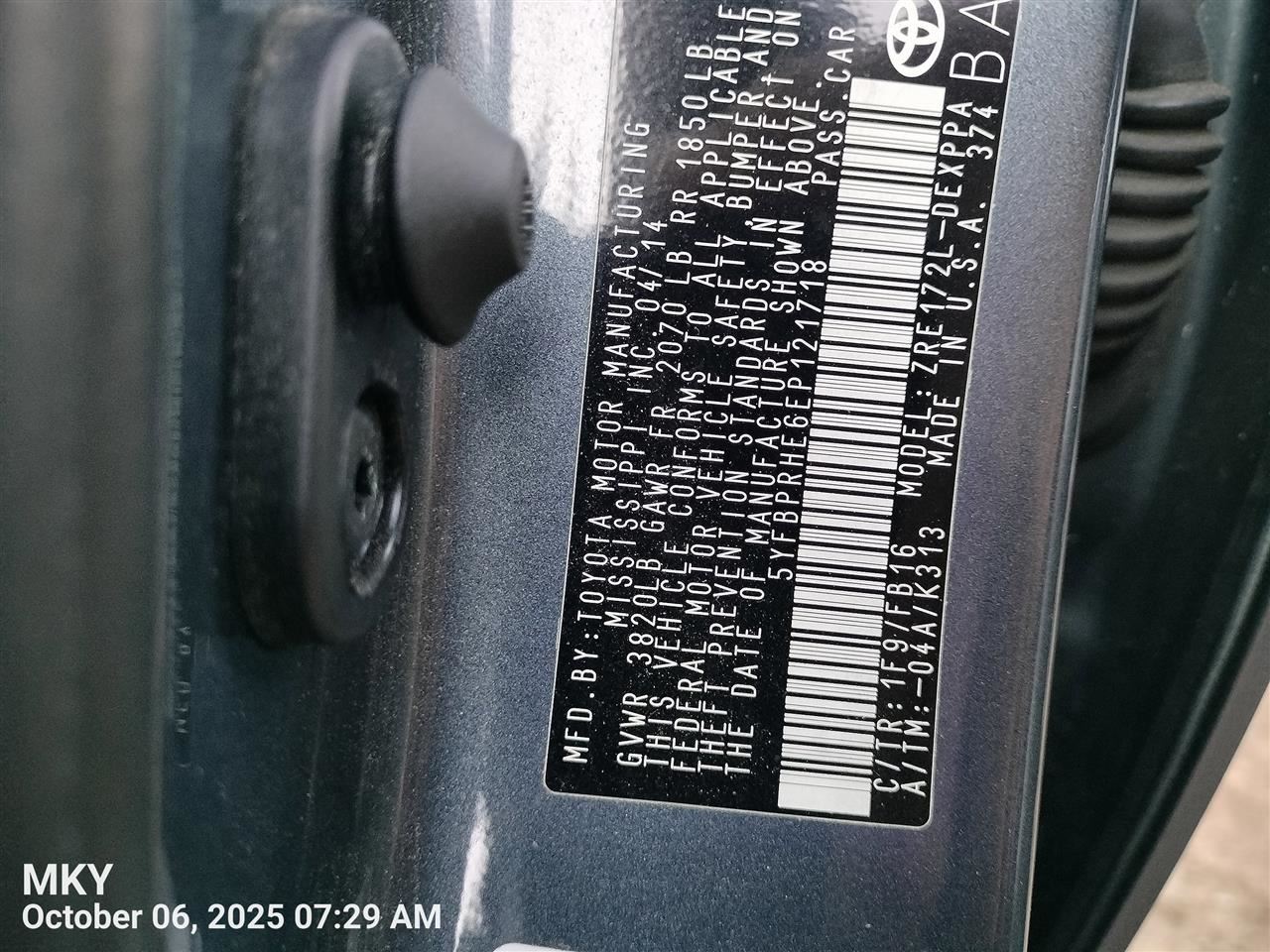 TRANSMISSION OIL COOLER OEM 2016 TOYOTA COROLLA 1YR WRNTY 3349352010 - Image 5