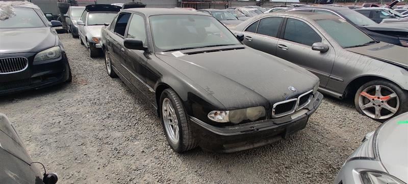 Black   Passenger Rocker Panel Moulding 51718242716 Fits 1995-2001 BMW 740IL OEM - Image 2