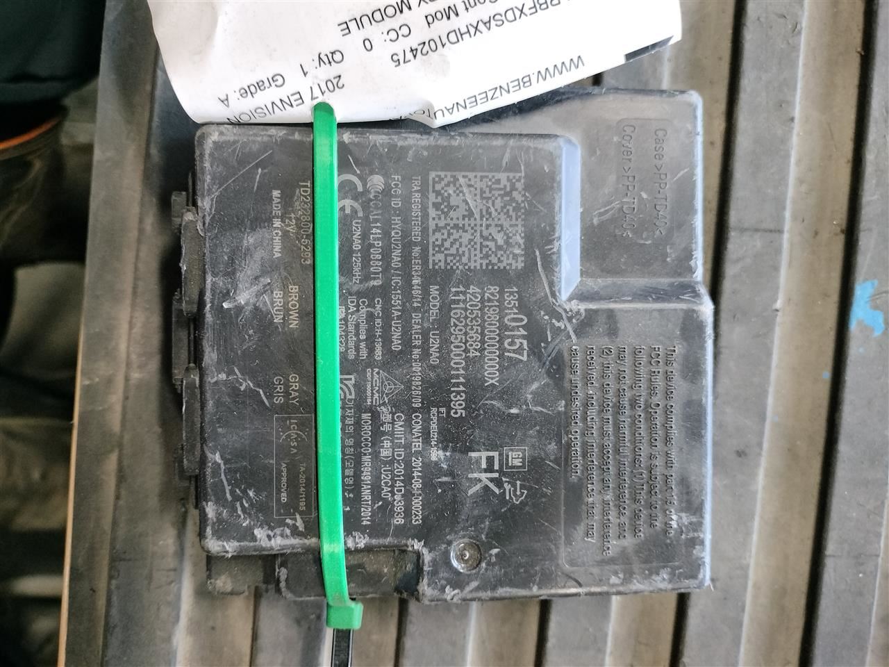 CHASIS CONTROL MODULE OEM 2017 BUICK ENVISION 1YR WRNTY 2927141732 - Image 2