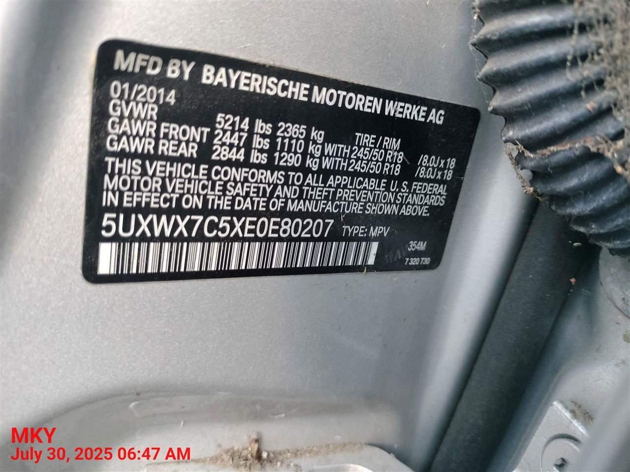X3 2014 Dash Wire Harness 6341372 - Image 2