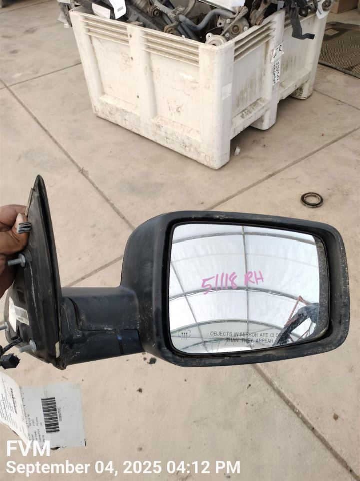 RIGHT BLK SIDE VIEW MIRROR OEM 13-22 DODGE RAM1500 1YR WRNTY - Image 1