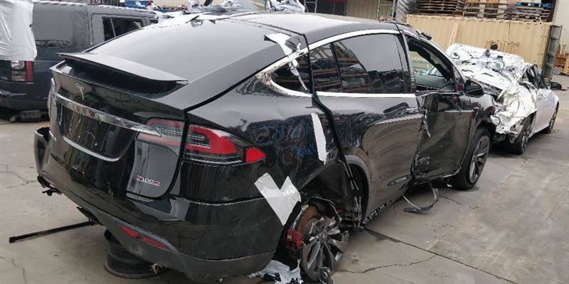 White Passenger Front Door Trim Panel Leather Fits 2017 Tesla
