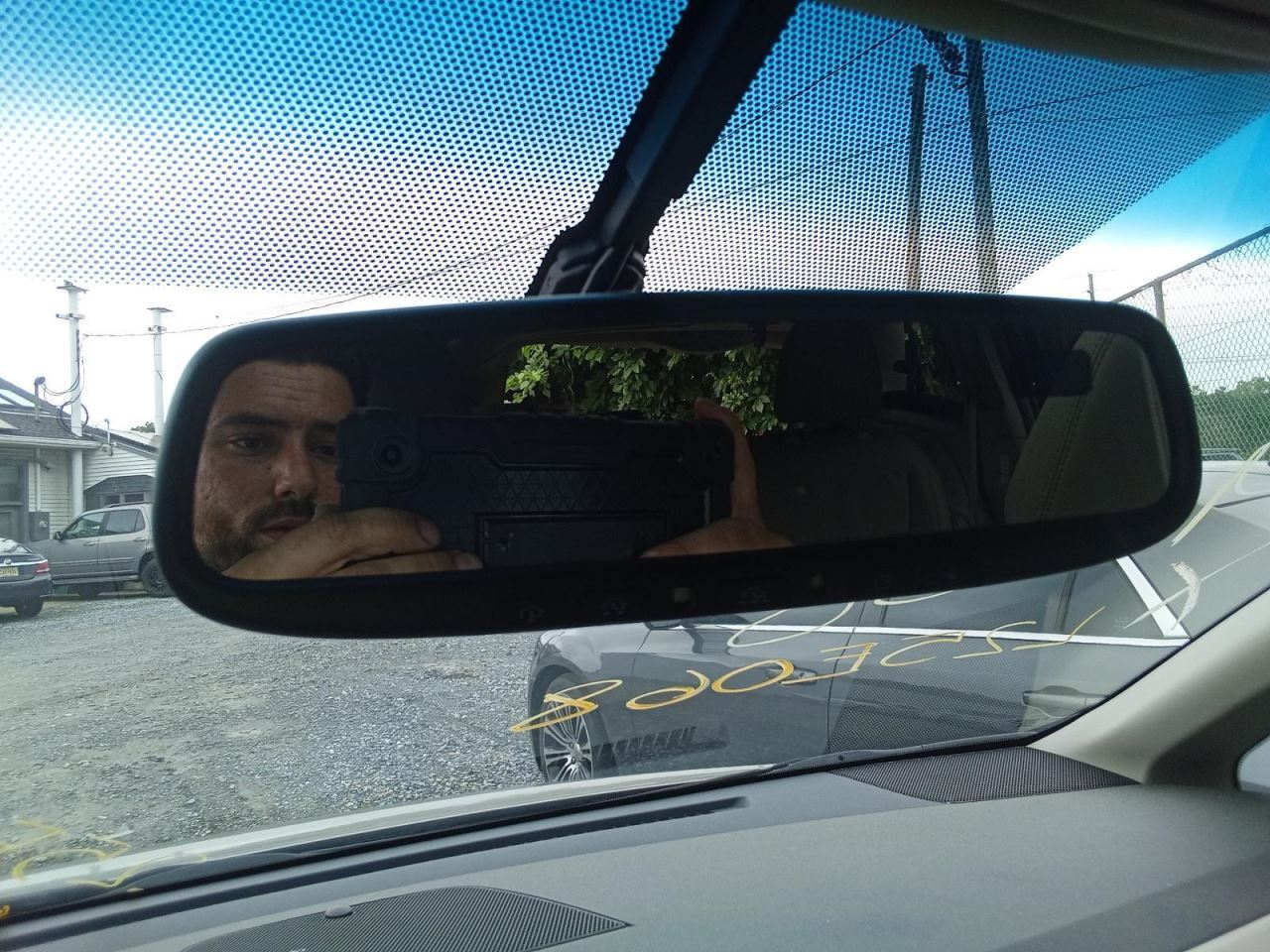 Rear View Mirror Automatic Dimming Digital Compass Fits 15-17 SIENNA 778403 - Foto 1 di 1