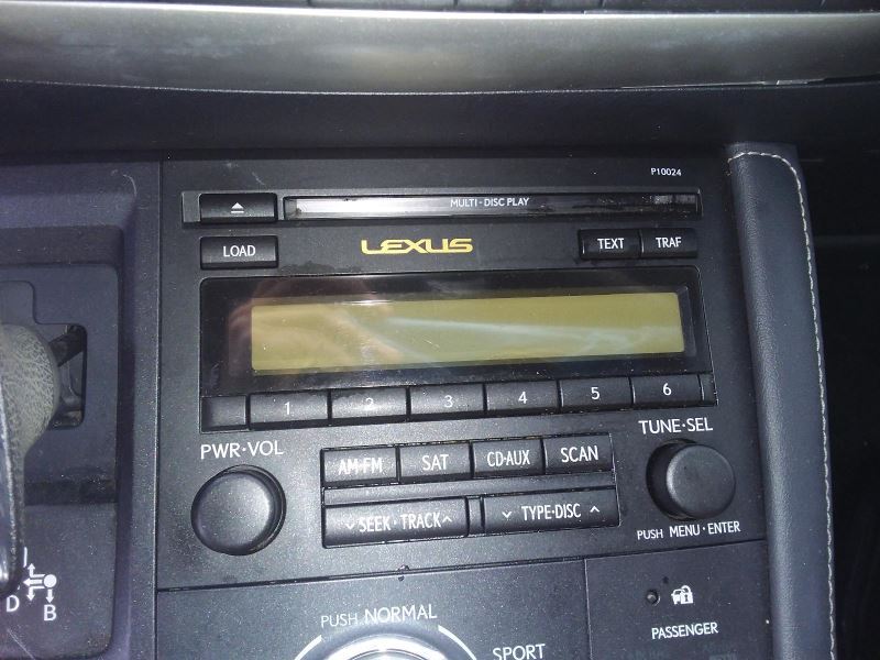  used-auto-parts 2011 lexus ct200h entertainment 638-radio-audio 638-51945-receiver,-marked-p10024-on-radio-face part-1844174-4582-2
