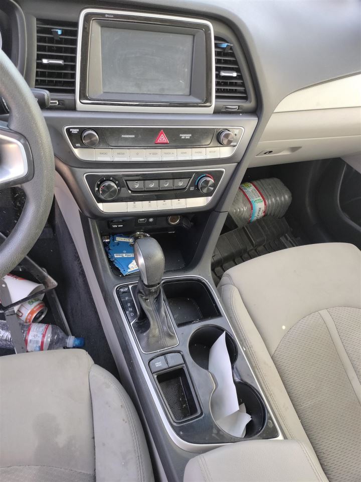 GRAY OVERHEAD CONSOLE ONLY OEM 18-19 HYUNDAI SONATA - Image 5