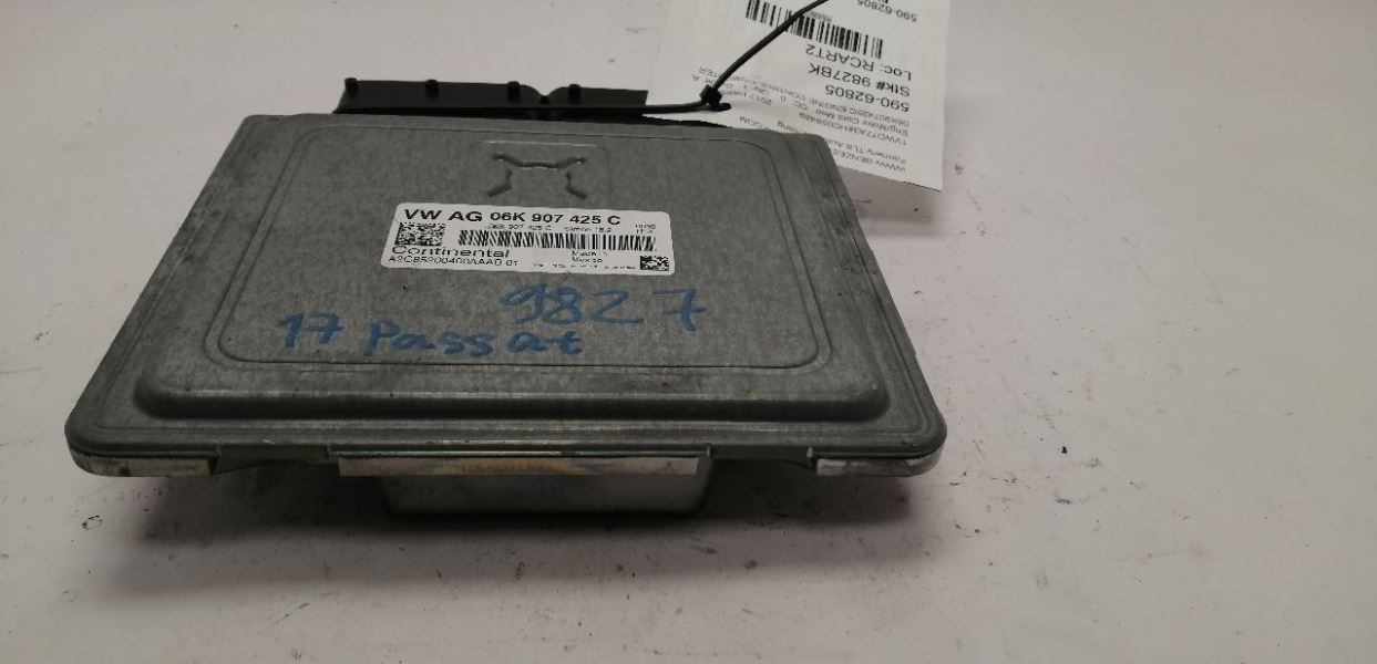 Engine Electronic Cont Computer Mod 06K907425C Fits 16-17 Volkswagen Passat OEM - Image 1