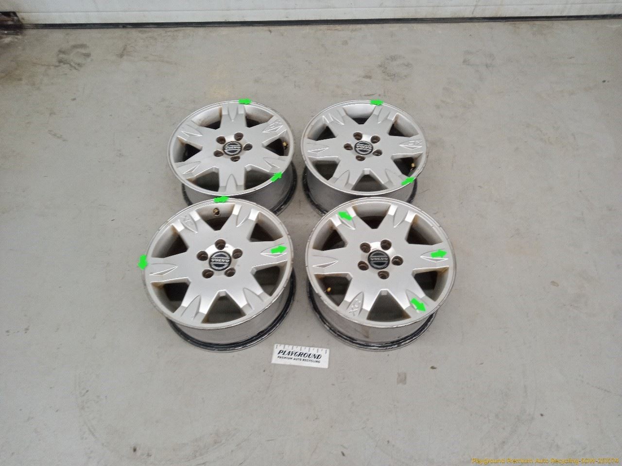 Volvo XC70 V70 Set Of 4 Alloy Wheel Rim 16x7 6 Spoke Fits 2005