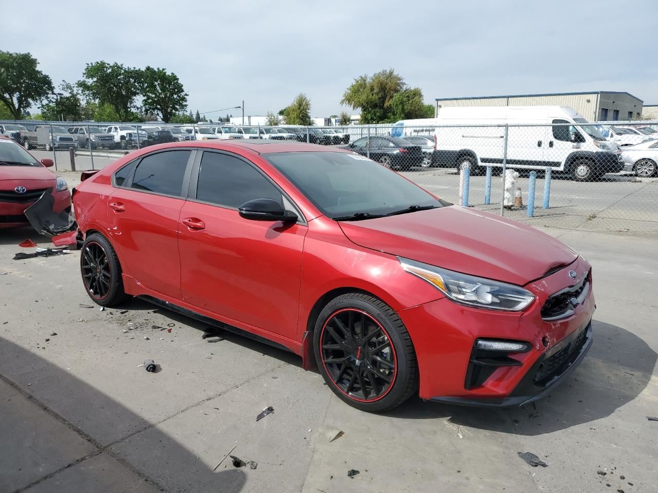 LEFT BLK REAR HEADREST OEM 2021 KIA FORTE - Image 5