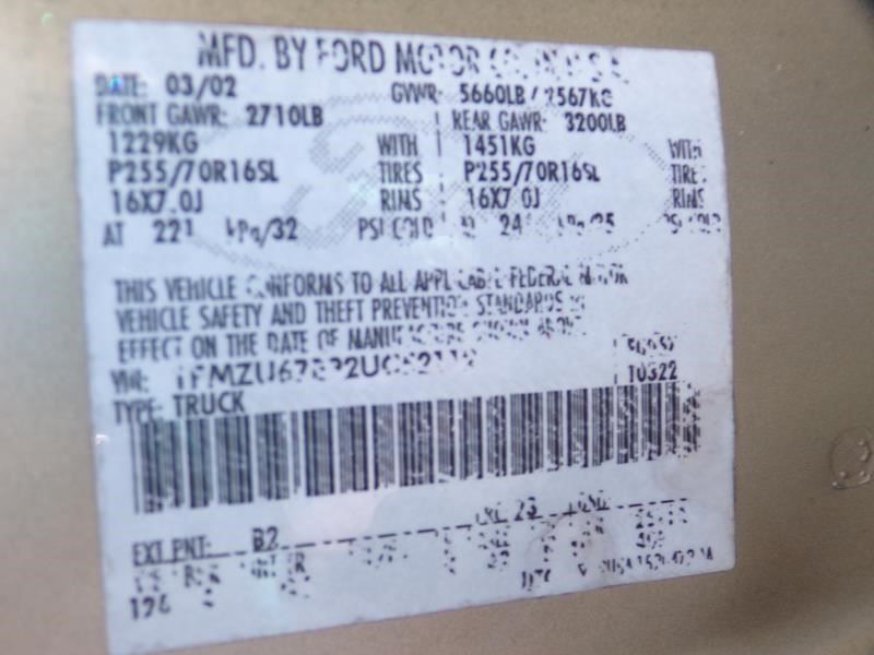 Used 2004 Ford Explorer Sport Trac Rear Body Bumper Reinforcement