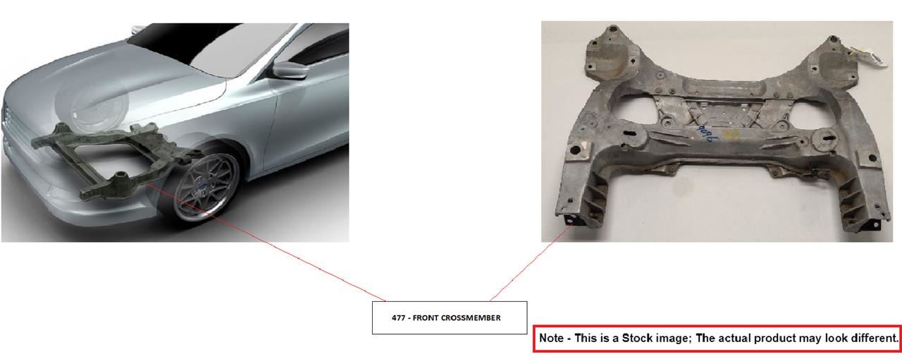 Benzeen CROSSMEMBER SUBFRAME 322686338 2019-2020 VOLVO S60 - Image 1