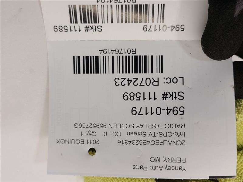 2010-2015 Chevrolet Equinox Driver Information Display