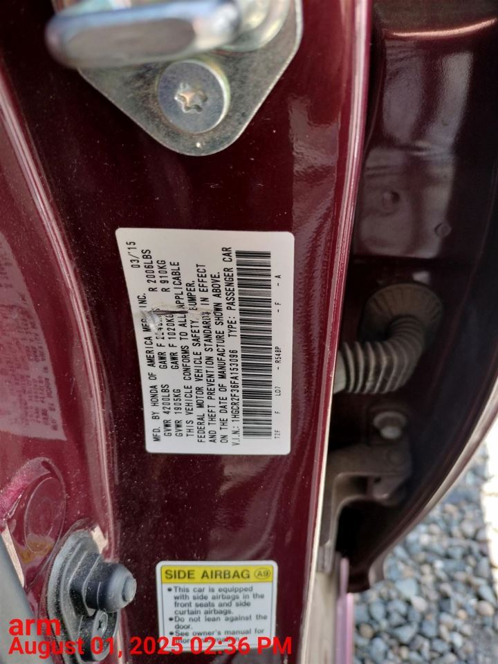 Benzeen WIRE HARNESS 32117T2AA02 2015 HONDA ACCORD - Image 1