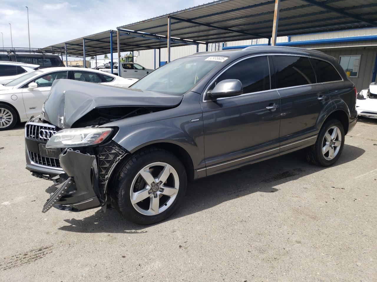 RIGHT BLK FRONT HEADREST OEM 2015 Q7 AUDI - Image 2