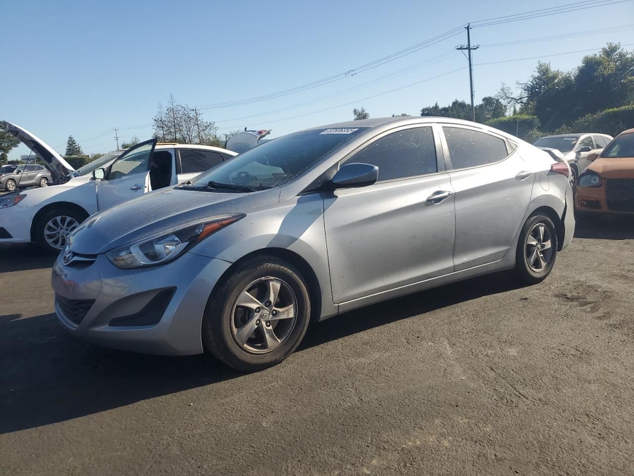 RIGHT GRY REAR HEADREST OEM 2015 HYUNDAI ELANTRA - Image 2