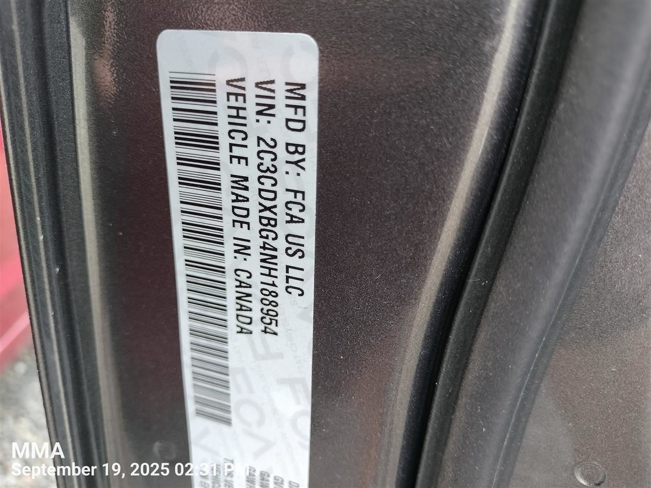 CHARGER 2022 Engine Wire Harness 7423282 - Image 4