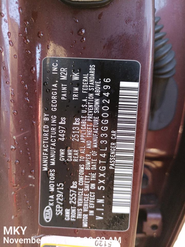 DASH WIRE HARNESS OEM 2016 KIA OPTIMAKIA - Image 3