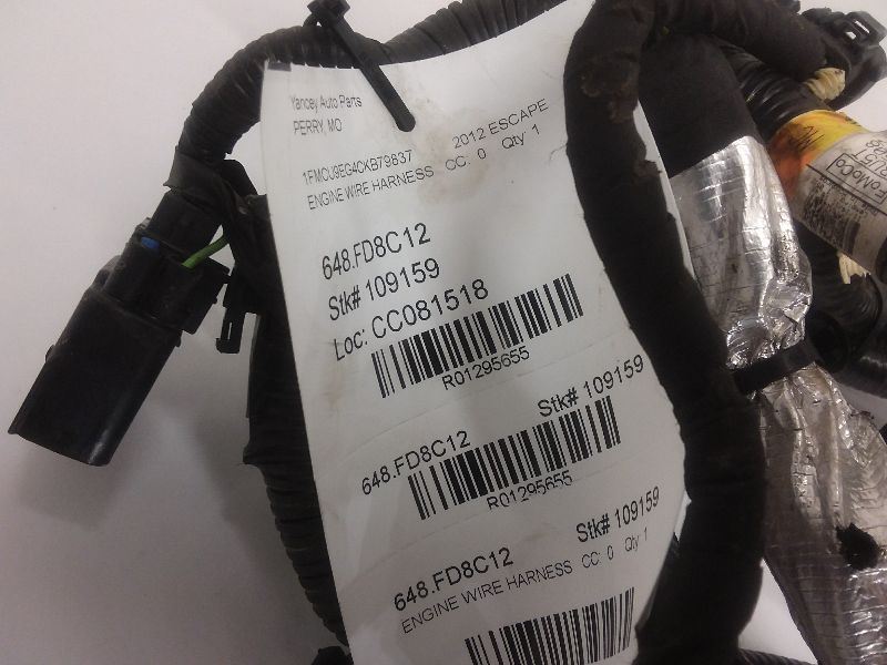 2012 Ford Escape ENGINE WIRING HARNESS 3.0 ENGINE AUTO TRANS 4x4 | eBay