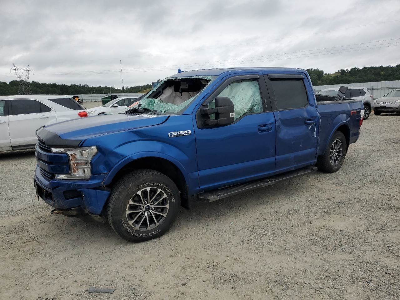RIGHT BLK FRONT HEADREST OEM 2018 FORD F150 - Image 2