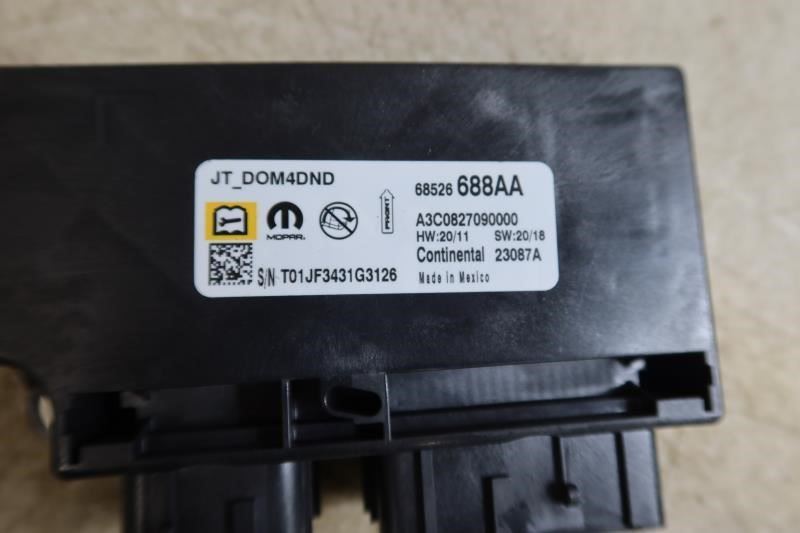その他 user_b13c9e36 2020 2021 2022 Jeep Gladiator JT OEM SRS Occupant Restraint