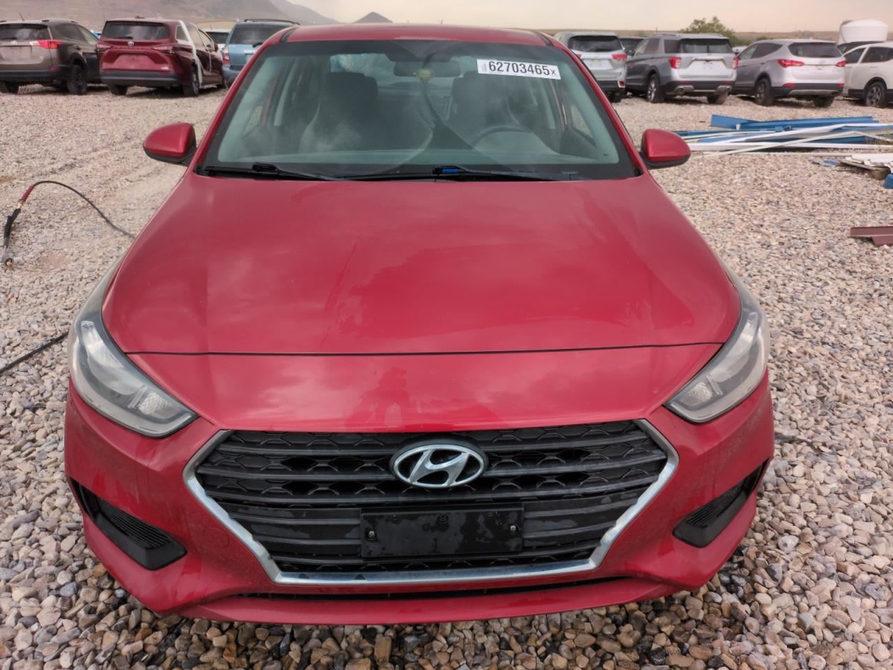 RED REAR BUMPER ASSEMBLY OEM 18-22 HYUNDAI ACCENT - Image 5