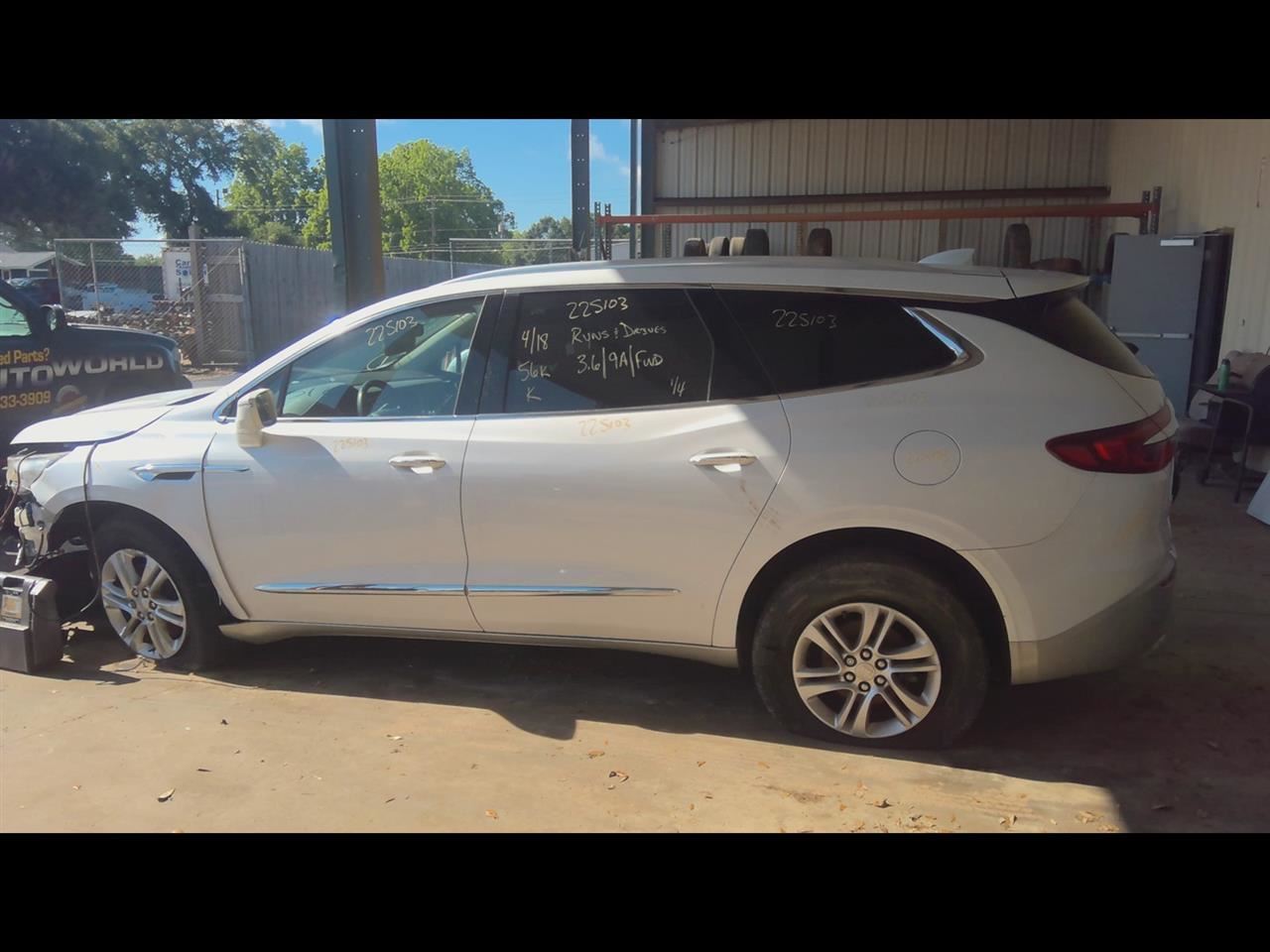 Passenger Right Rear Window Regulator Fits 18-24 ENCLAVE 1277841