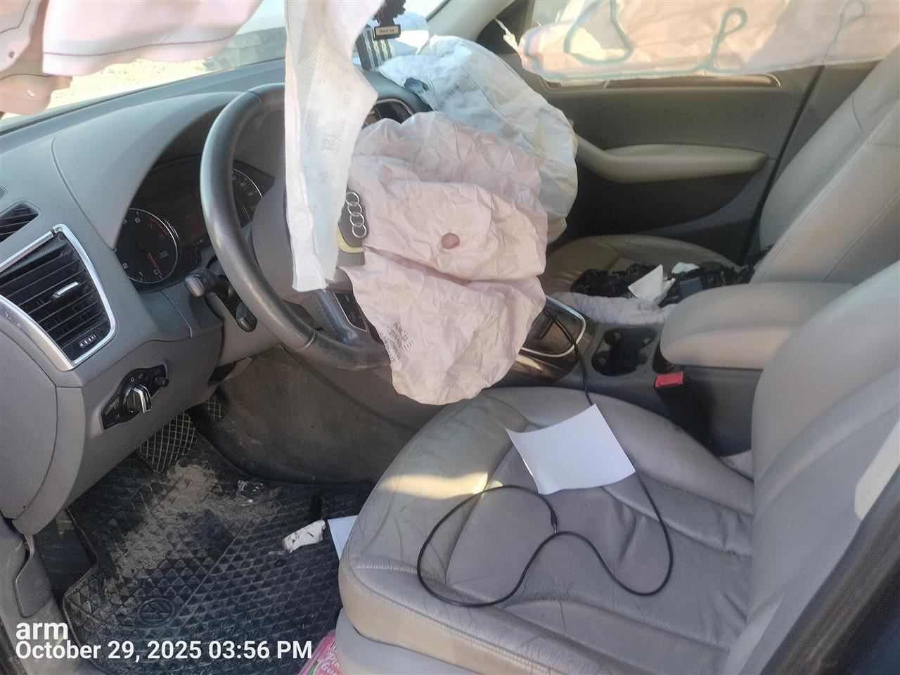 LEFT FRONT WIPER ARM OEM 2017 Q5 AUDI 8R1 955 407 B 1P9 - Image 2