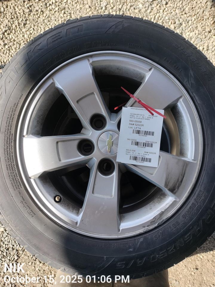 WHEEL/RIM ONLY OEM 13-15 CHEVROLET MALIBU 09598666 - Image 3