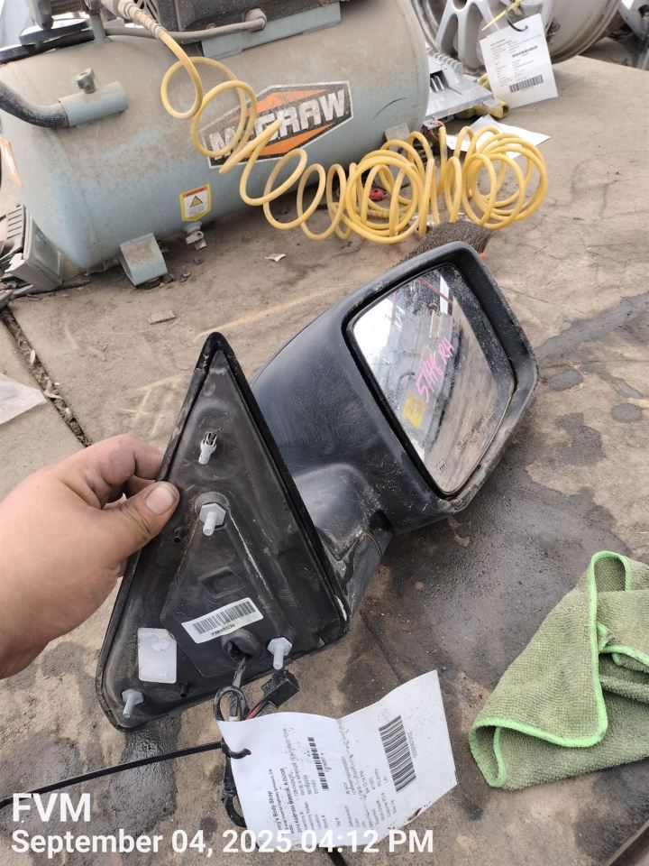 RIGHT BLK SIDE VIEW MIRROR OEM 13-22 DODGE RAM1500 1YR WRNTY - Image 2